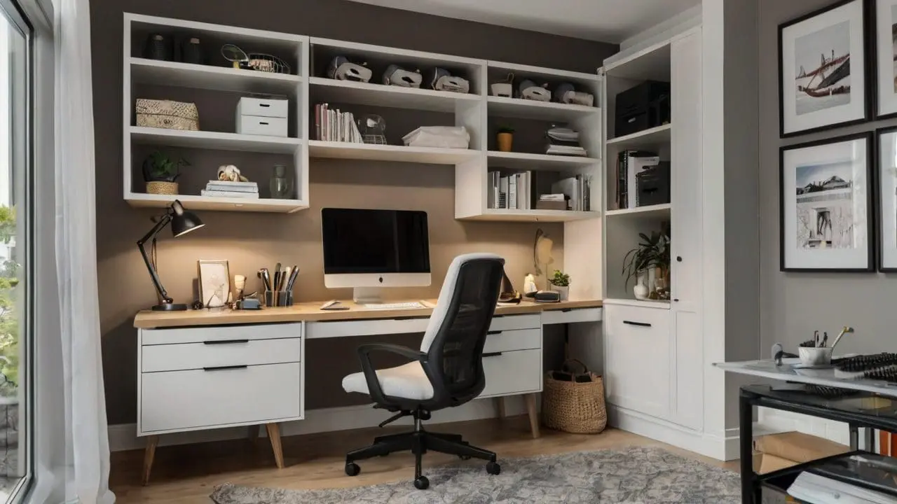 10 Cozy Home Office Ideas to Boost Productivity and Creativity By arranging your desk, chair, storage units, and other essentials in a way that minimizes distractions and maximizes efficiency