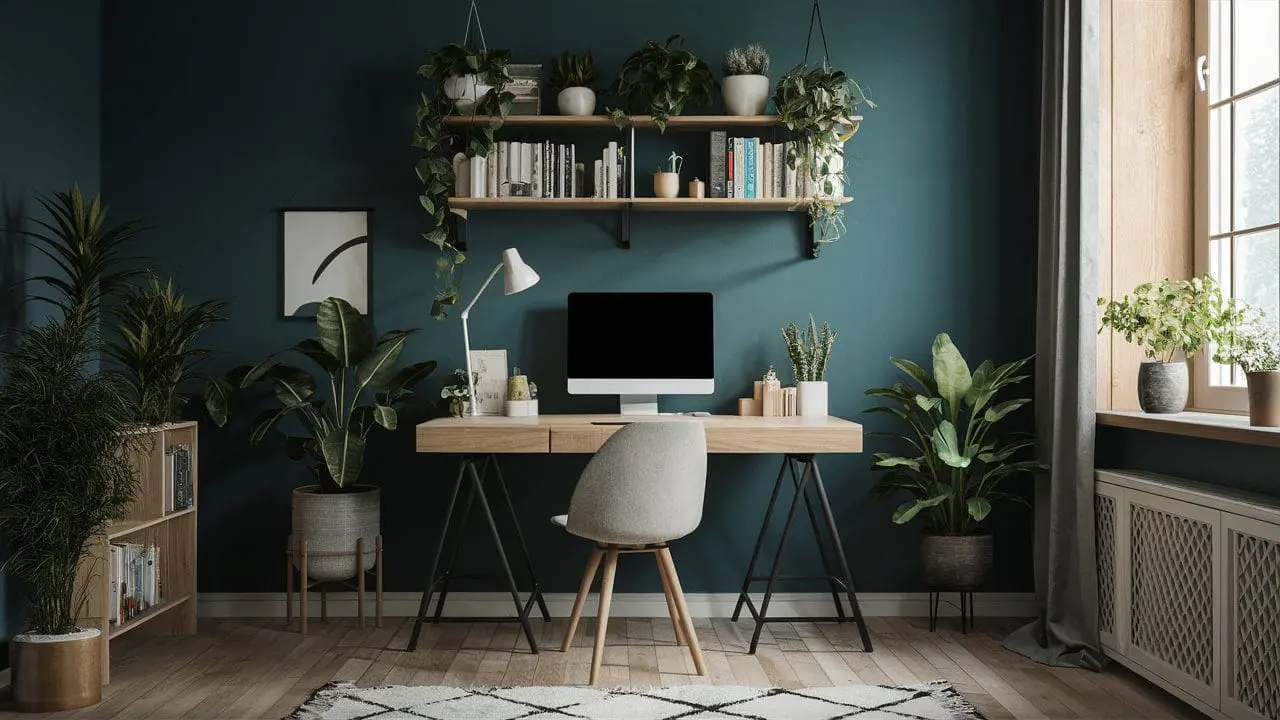 10 Cozy Home Office Ideas to Boost Productivity and Creativity To create a truly peaceful and calming atmosphere in your cozy home office, consider incorporating natural elements into your decor. Bringing in elements like potted plants, earthy paint colors, wooden furniture, or natural wood accents can help connect you to the outdoors and promote a sense of tranquillity.