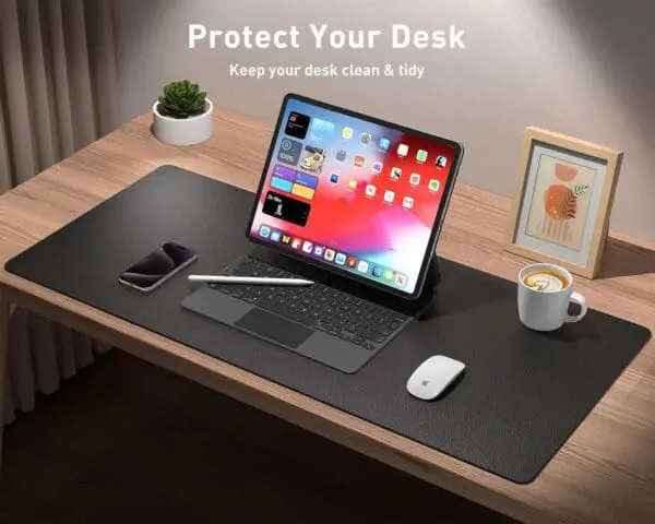 Top 10 Must-Have Amazon Home Office Essentials for 2025 A Desk Pad is an often overlooked essential for any office setup. Not only does it provide a smooth and protective surface for your desk, but it also adds a touch of sophistication to your workspace and it comes in multiple colors and 6 different sizes