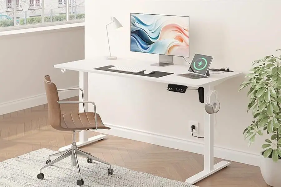 For the home office this Convertible Standing Desk is a must for anyone who has poor posture or gets a sore back from sitting too long. 