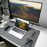 Second monitor home office setup for increased remote work productivity