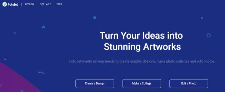 Fotojet: a web based design solution for non designers