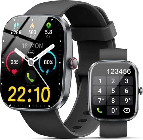 Health and Wellbeing Breakthroughs Using Smart Tech Smart Watches for Men/Women, 1.91 or 1.96" Screen, HD Fitness Watch with Make/Answer Calls.