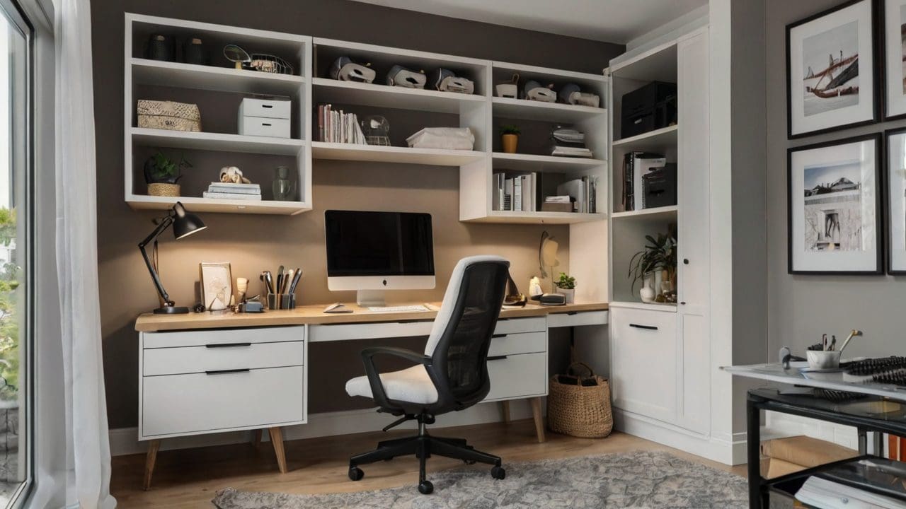  By arranging your desk, chair, storage units, and other essentials in a way that minimizes distractions and maximizes efficiency