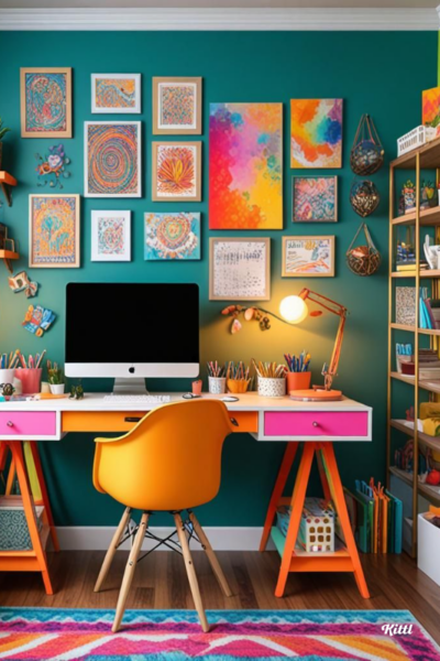 6 Cozy Home Office Space Ideas You’ll Fall in Love With Sarah transformed a spare bedroom into a creative studio with an adjustable desk, ergonomic chair, and plenty of natural light. She personalized her space with artwork and a colourful rug, creating a vibrant and inspiring environment.