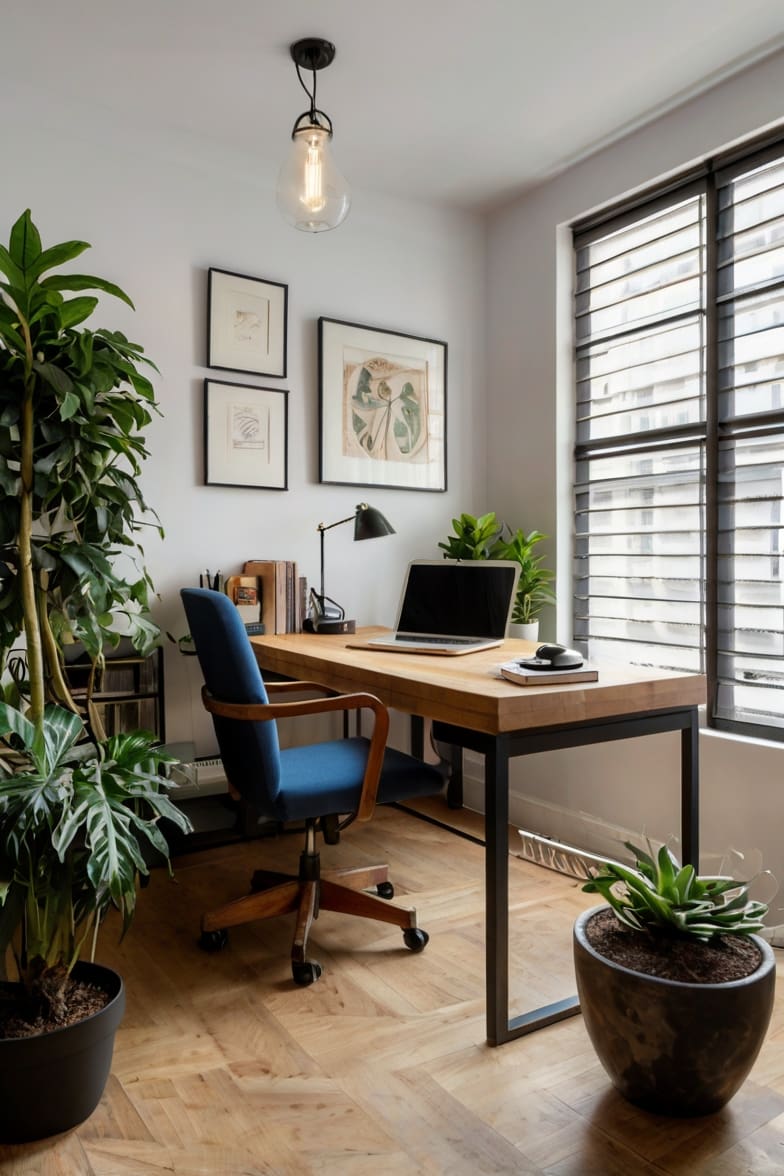 Want to boost focus and mood? Discover how indoor plants can transform your home office into a productivity powerhouse, these tips will surprise you!