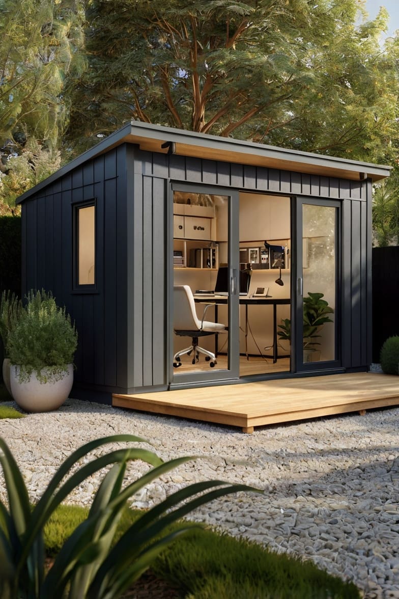 Garden home office shed Escape the chaos and find your calm! Discover how a garden home office can boost your focus, lower stress, and turn workdays into peaceful productivity.